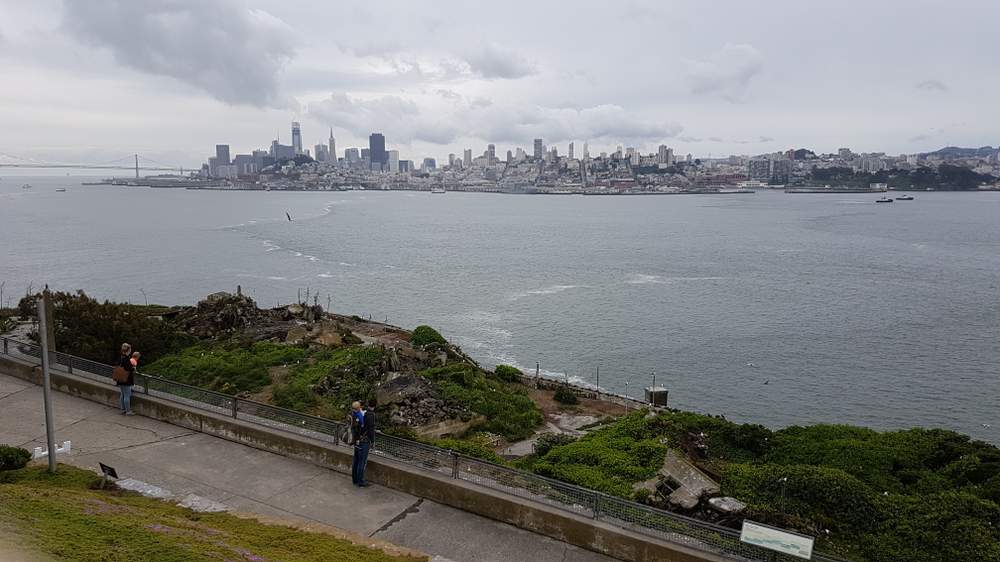 La baie de San Francisco vue depuis Alcatraz.