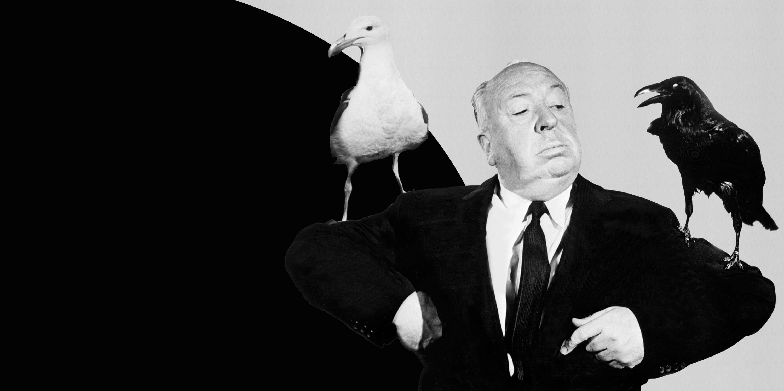 Alfred Hitchcock et ses oiseaux