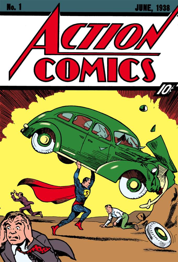 Action Comics n°1, avec Superman (juin 1938).
