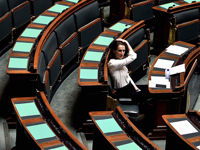Sophie Wilmès à la chambre