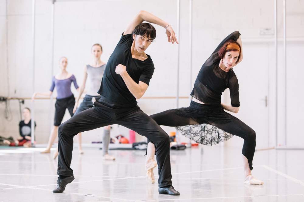 Gil Roman et Elisabet Ros répétant "La Flûte enchantée".
Crédit: Grégory Batardon