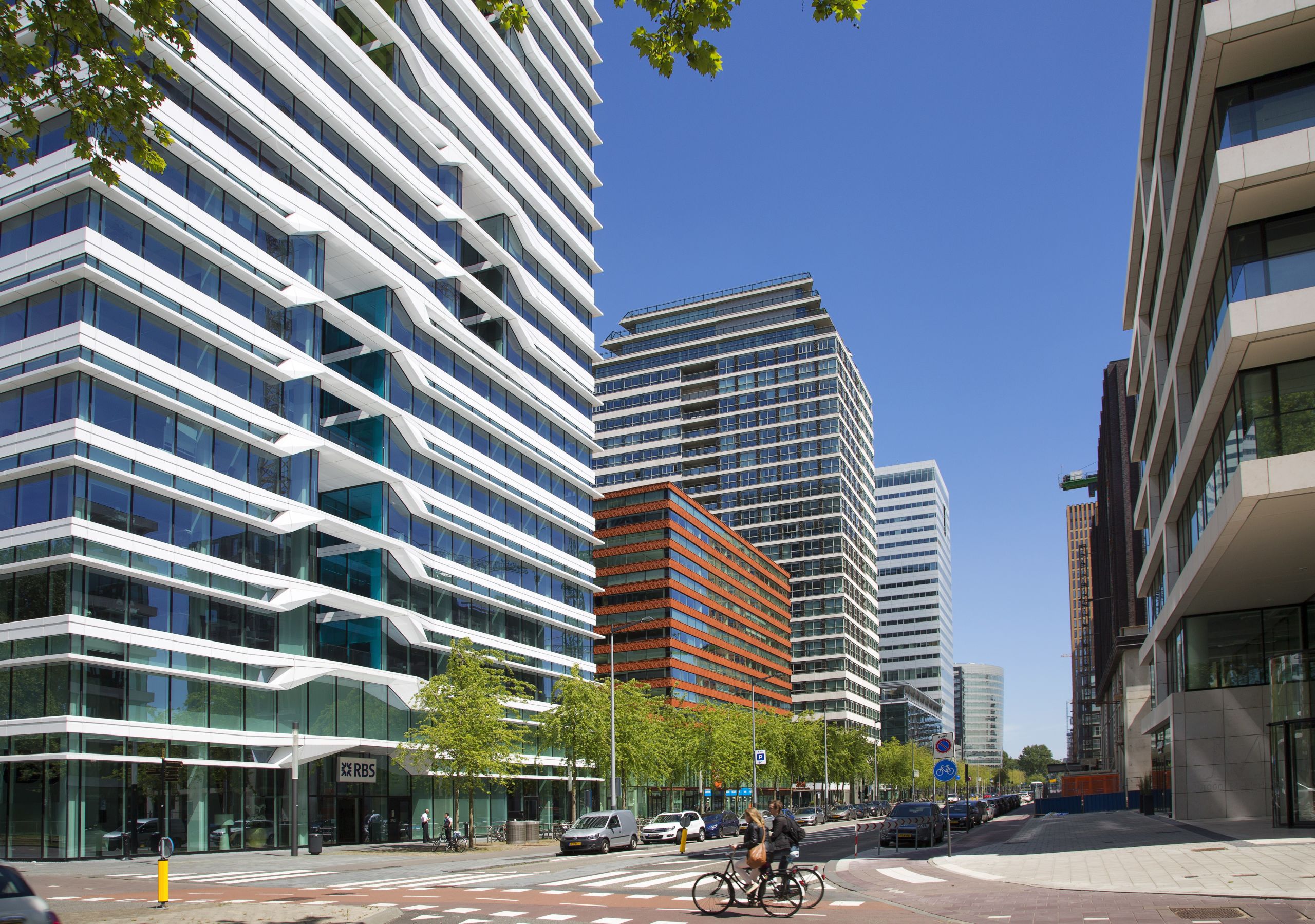 Le quartier des affaires d'Amsterdam (Photo : Reporters)