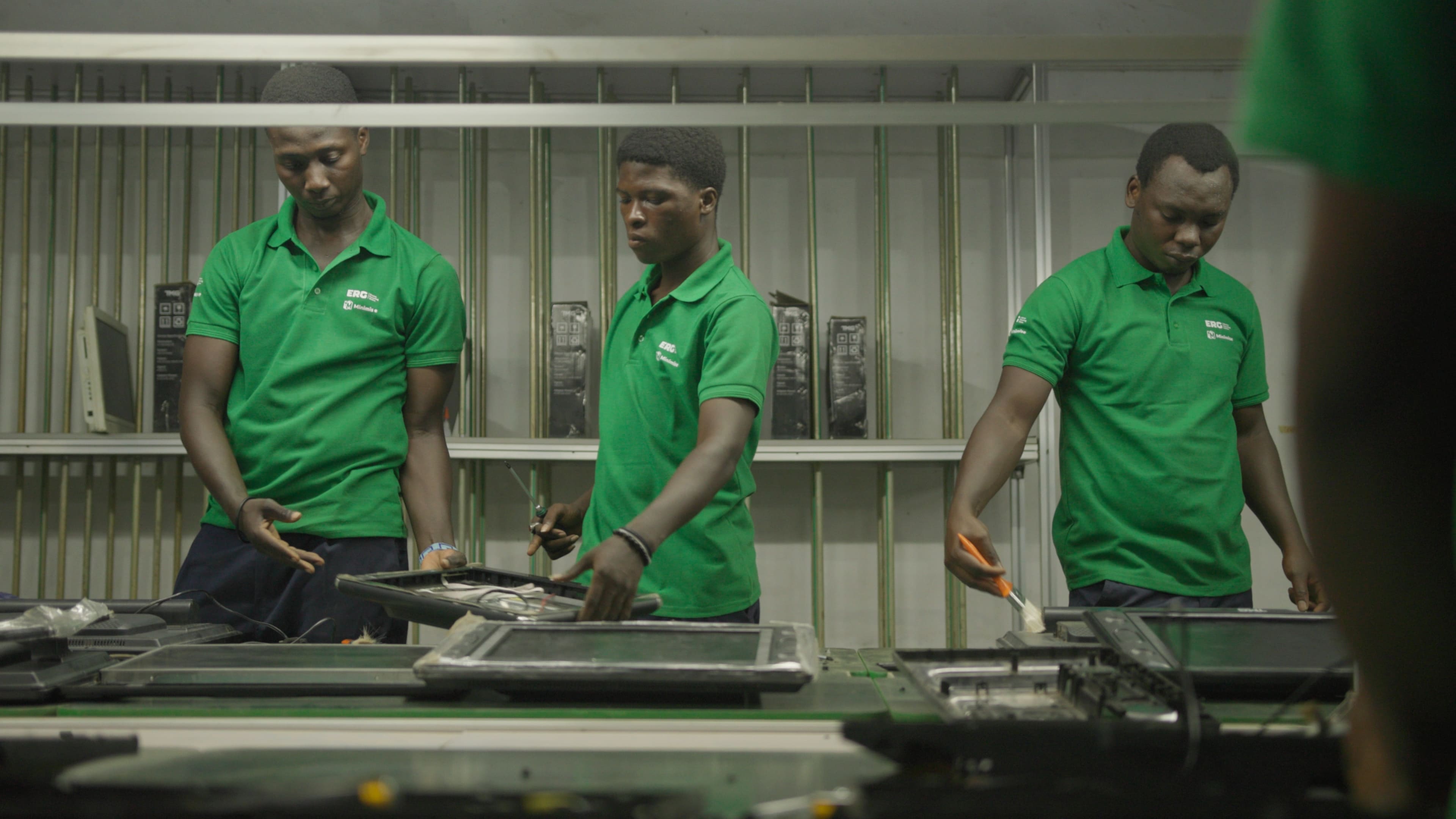 Entrée de l'entreprise Electro Recycling Ghana