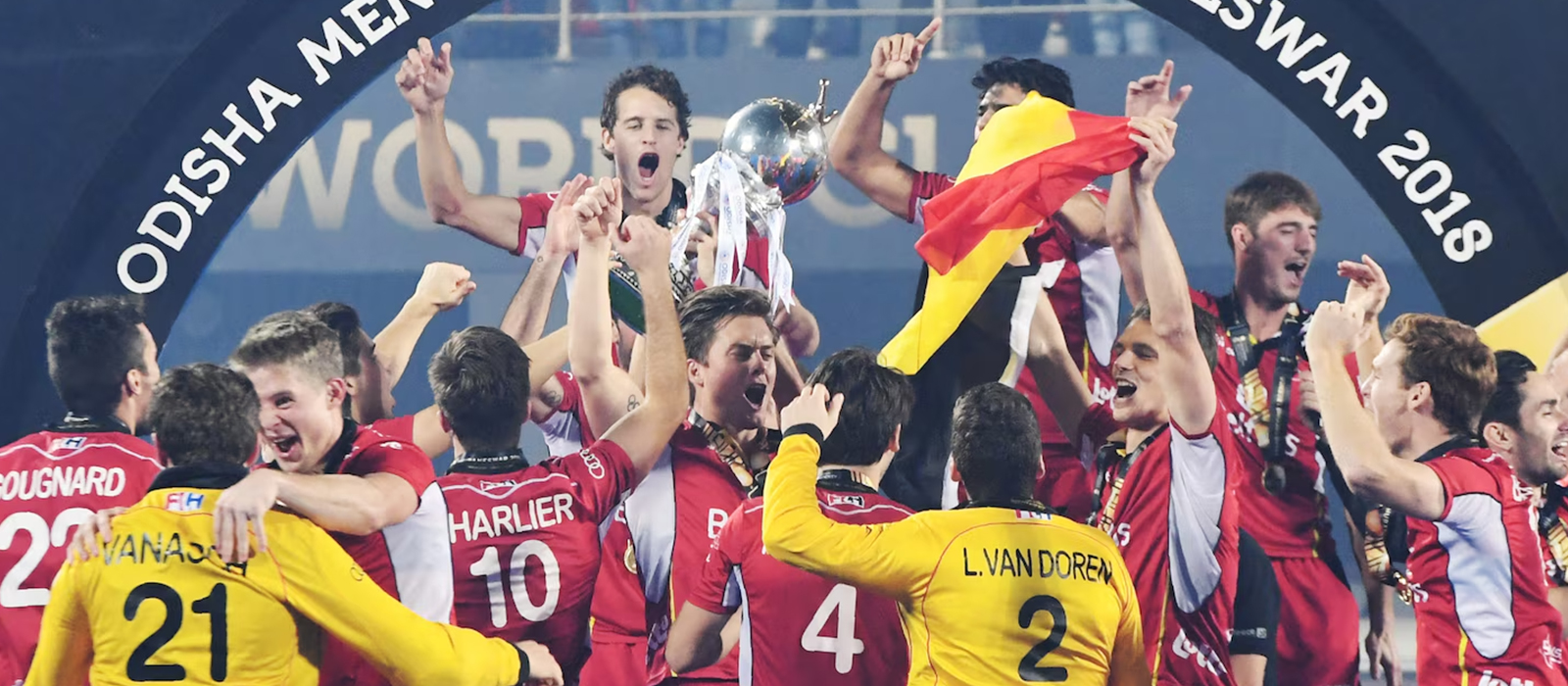 Les Red Lions à l'entraînement avant la Coupe du monde 2026.