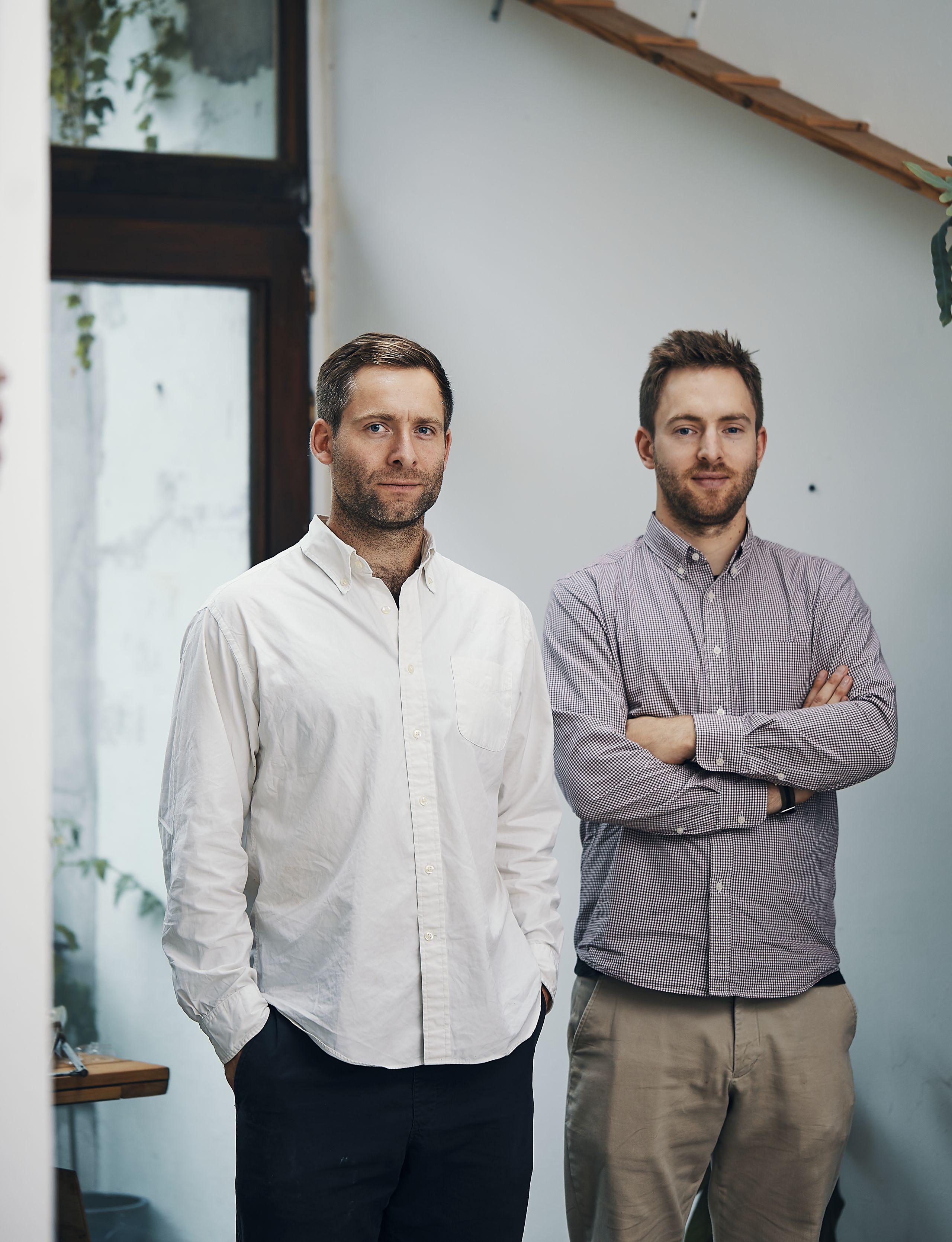 Henry et Clément Van Vyve, arrière-arrière-arrière petits-fils du fondateur