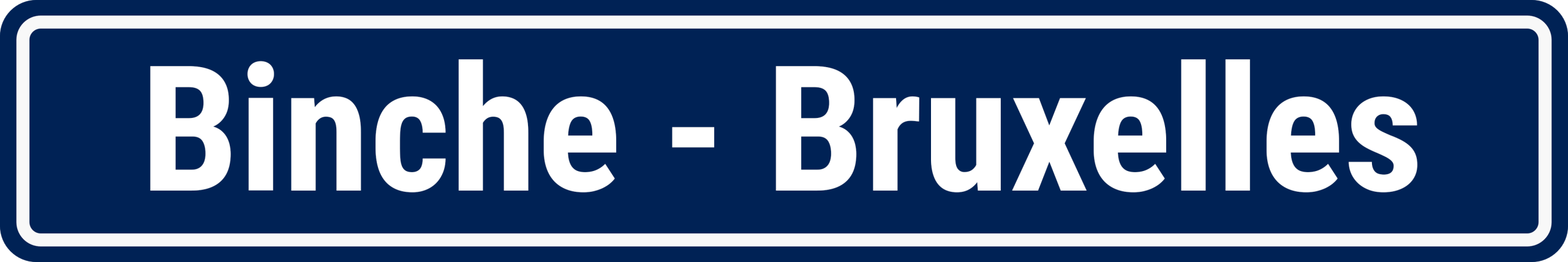 Binche - Bruxelles-Central