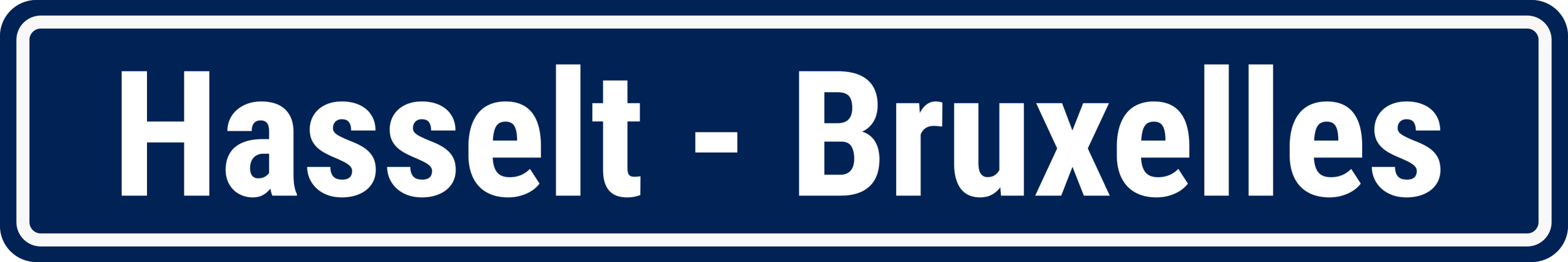 Hasselt - Bruxelles
